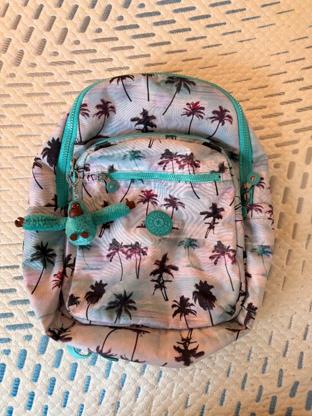 Kipling Tropical Print Backpack